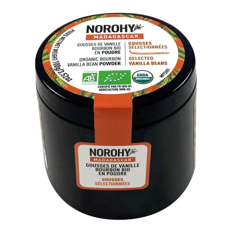 Norohy Organic Madagascan Vanilla Beans Powder